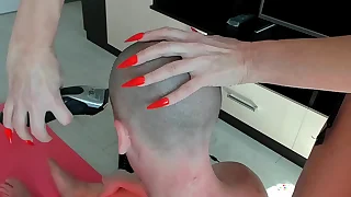 Mature cougar femdom shaving asmr